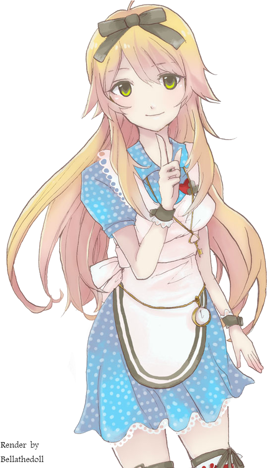Anime Girl Render 13 By Bellathedoll - Anime (600x938)
