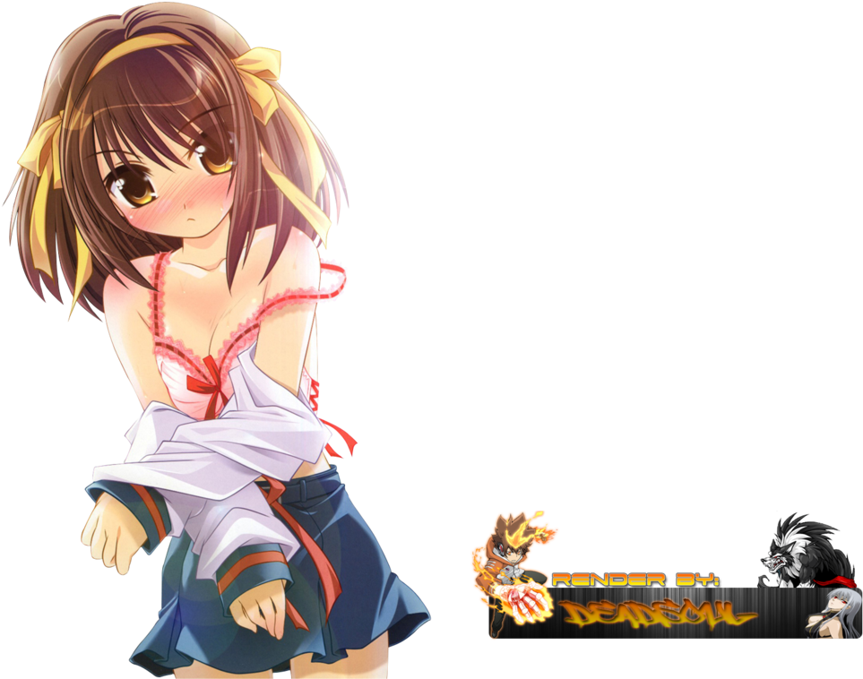 Anime Girl Render By Lordrender - Anime Girl Transparent (1032x774)