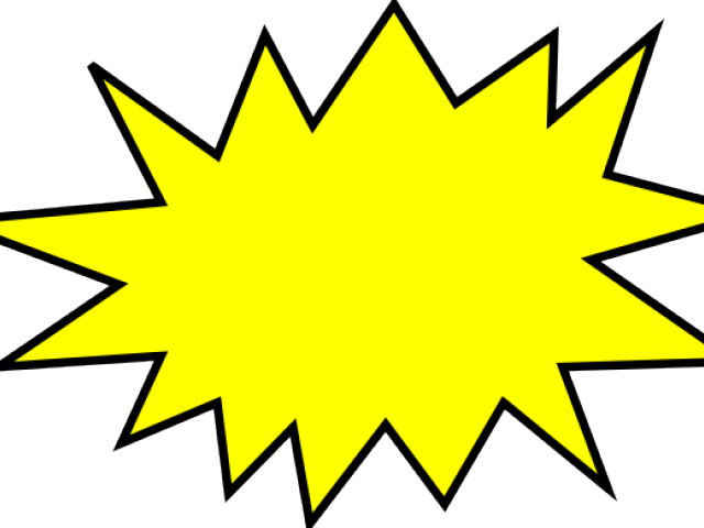 Yellow Star Clipart - Flash Clip Art (640x480)