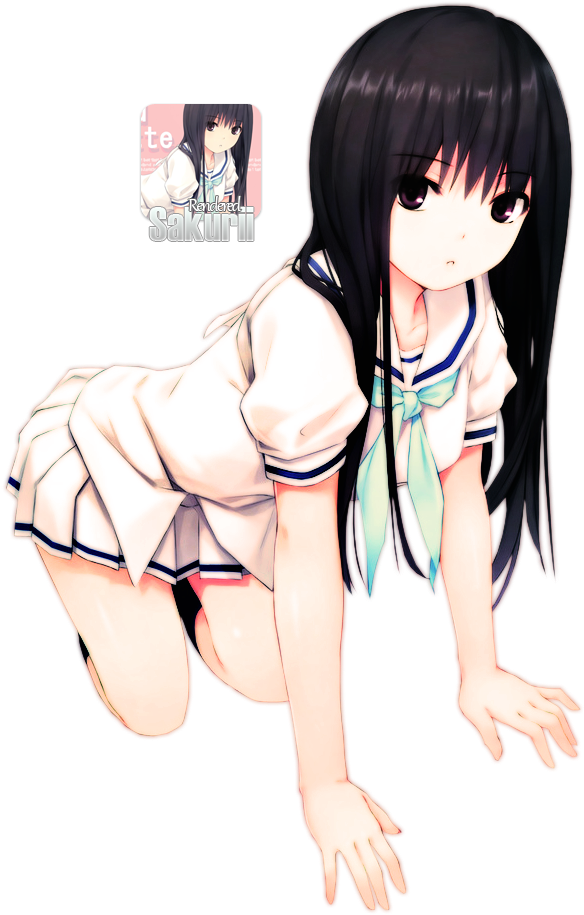 School Girl By Sakuraeternal - Cartoon (703x1000)