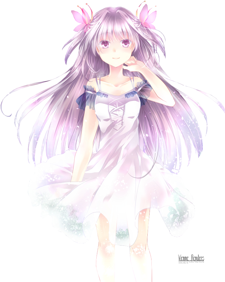 Anime Girl Render 3 By Wenneskies - 3 Anime Girl Transparent (735x910)