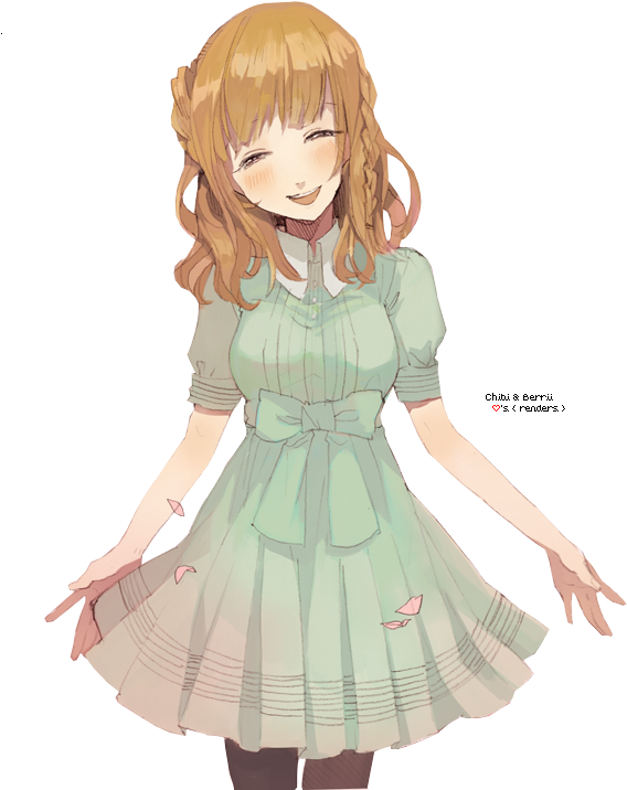 Anime Clipart Rendered - Anime Girl Ghost Render (720x734)
