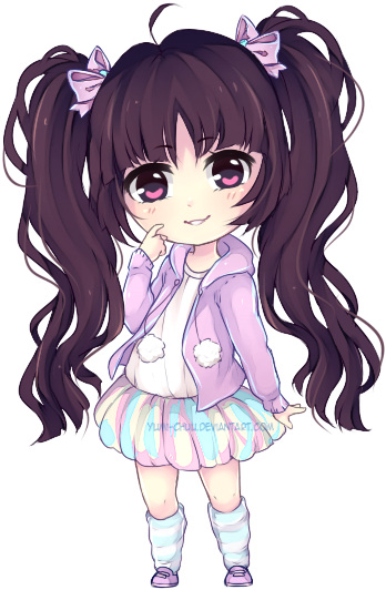 Blog Üzerinde Yumi-chuu Tarafından Raspdere - Anime Chibi Kawaii Png (368x555)