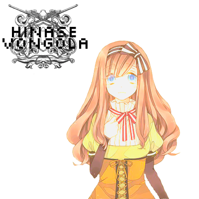 Anime Girl Render By Hinase-vongola - Black And White (400x400)