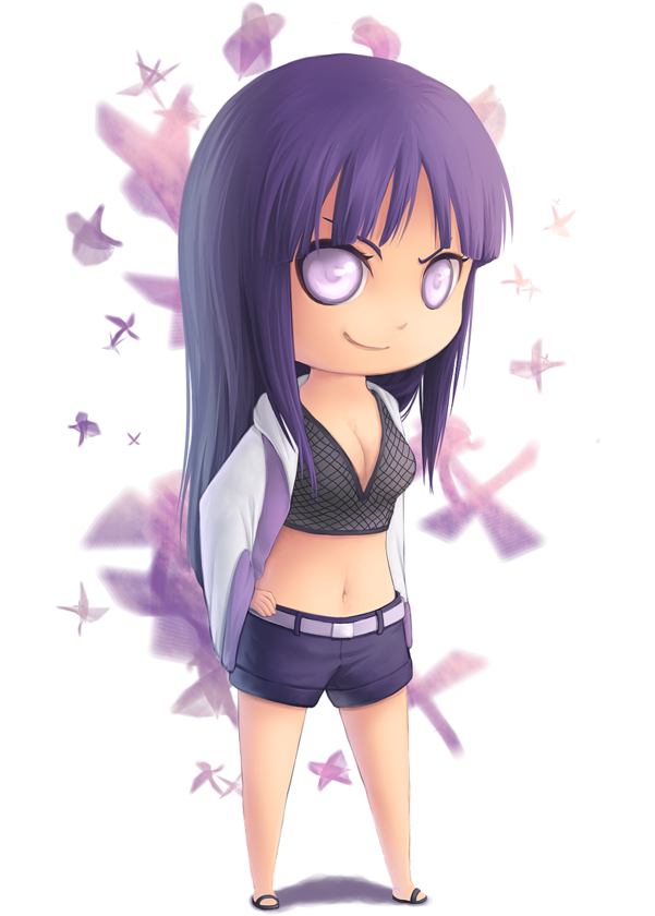 Hinata Hearts Honey, Choi Mochimazzi I Look - Hinata Road To Ninja Chibi (600x855)