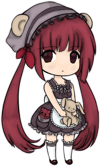 Chibi Girl By Sweetieplum - Chibi (425x610)