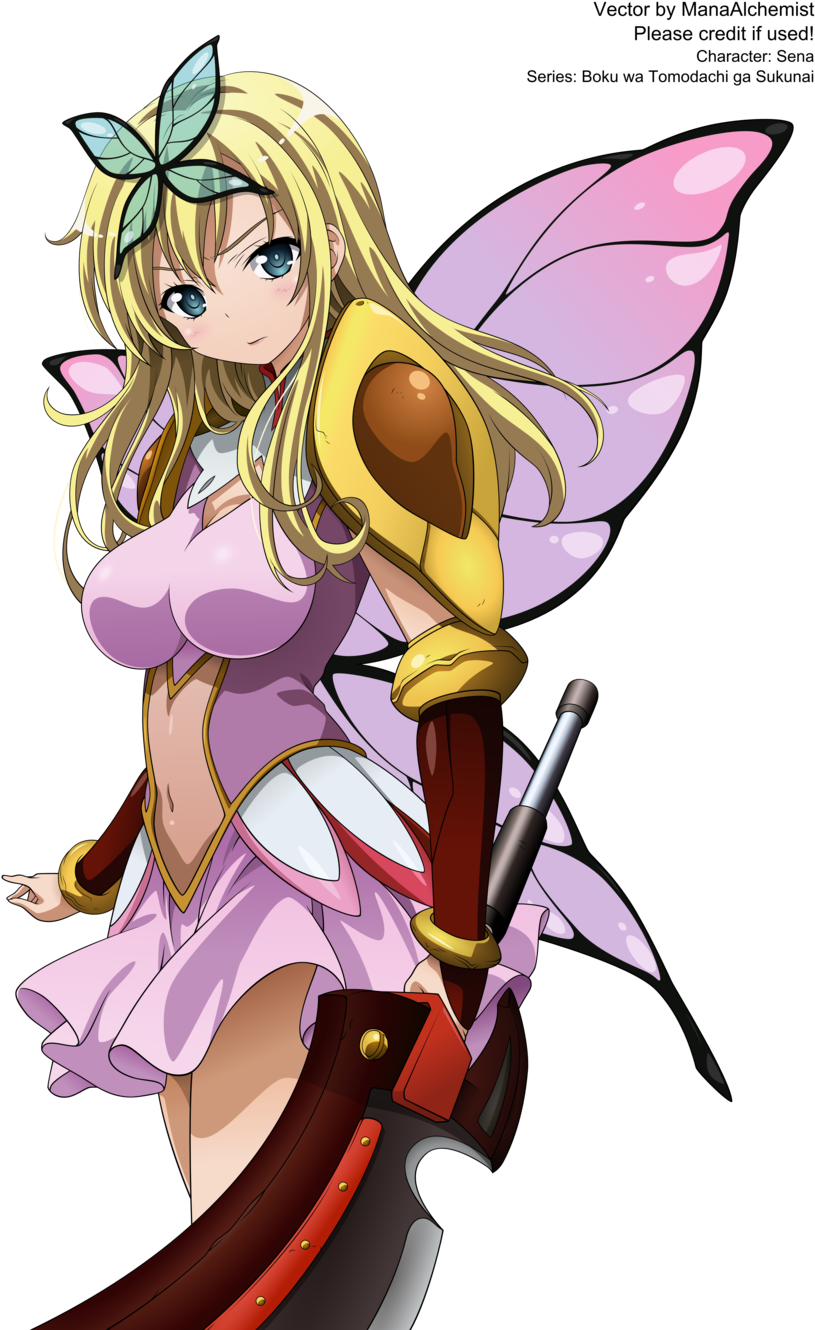 "monster Hunter" Sena By ~manaalchemist On Deviantart - Haganai (900x1345)