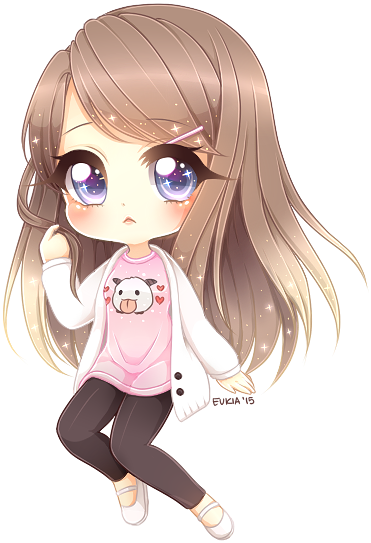 Akartes By Eukia - Kawaii Chibi Anime Girl (425x560)