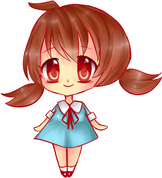 Anime Girl - Chibi (750x750)