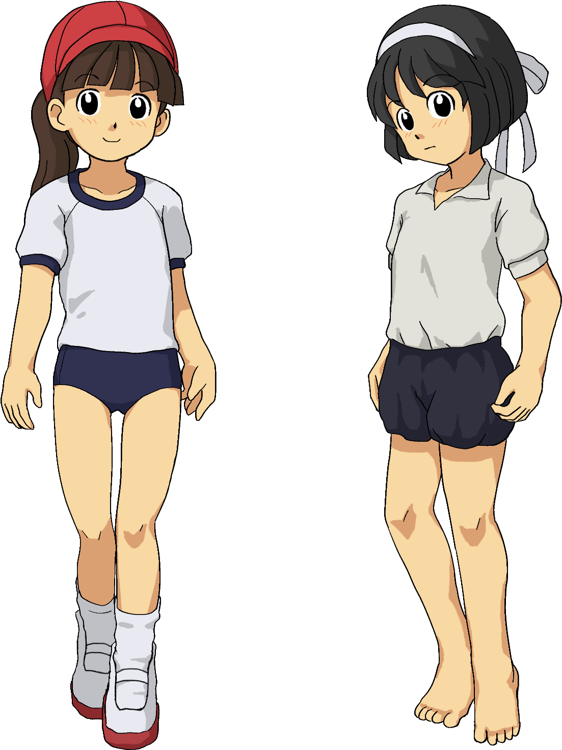 体操 服 ブルマ イラスト (1280x1600)