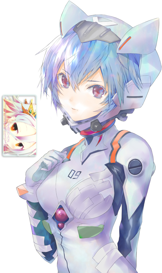 Rei Ayanami Render By Totoro-gx - Rei Ayanami Fan Art (752x1062)