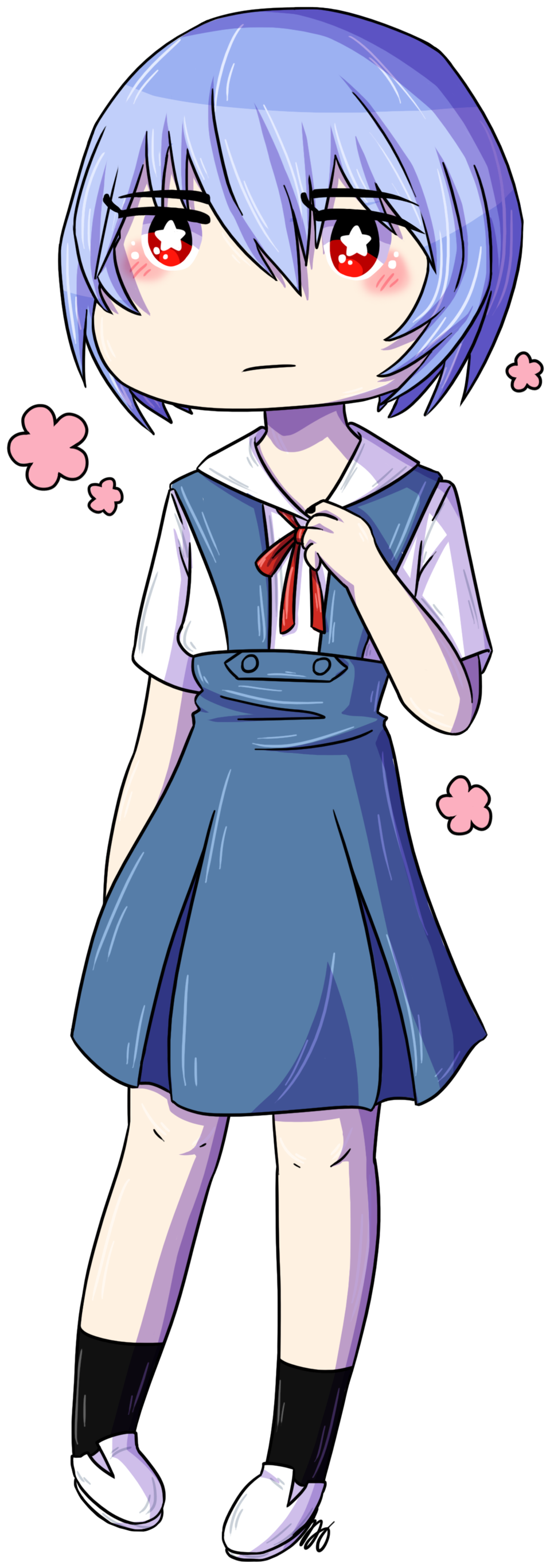 Rei Ayanami By Trickster Starfish Rei Ayanami By Trickster - Cartoon (1280x2837)