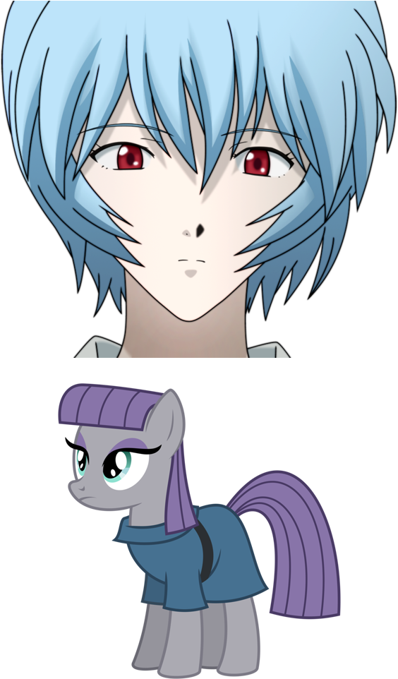 Ayanami Rei, Maud Pie, Maud Pie , Meme, Neon Genesis - Rei Ayanami (750x1000)