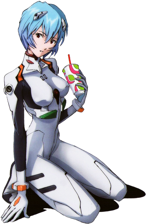 Rei Ayanami - Cartoon (500x747)