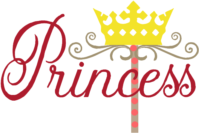 Princess Wand Svg - Crown Emblem (666x444)