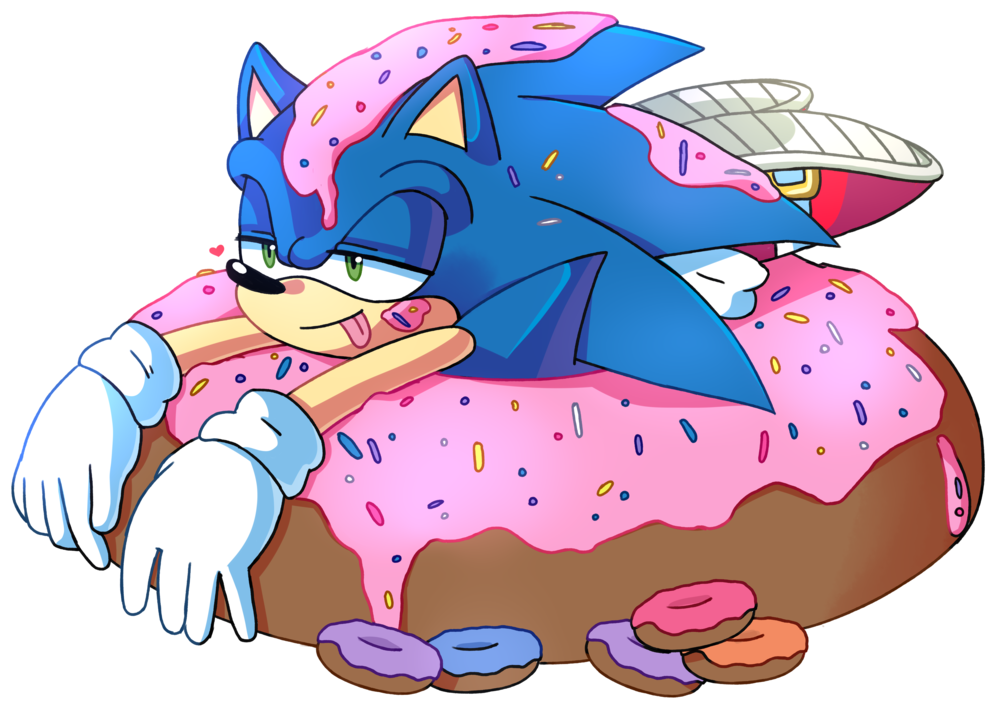 Sonic Unleashed Sonic Cd Doughnut Amy Rose Shadow The - Kawaii Sonic The Hedgehog (1024x729)