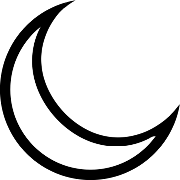 Lunarian Crescent Moon By Pride-flags - Crescent Moon (576x576)