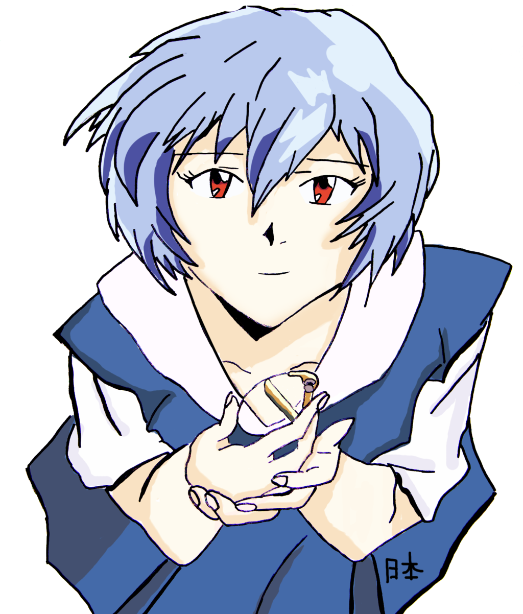 Rei Ayanami By Blazecole Rei Ayanami By Blazecole - Cartoon (1024x1202)