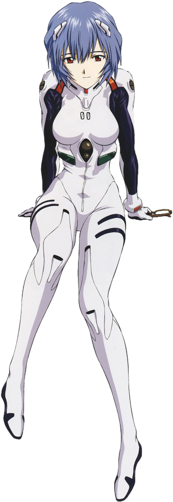 綾波 レイ - Rei Ayanami Plugsuit (345x990)