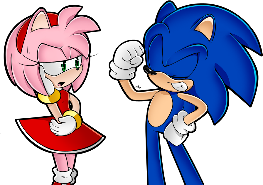 Sonic The Hedgehog Wallpaper Possibly Containing Anime - Sonic With Muscles...