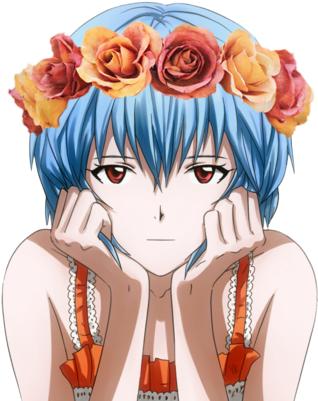 Rey Ayanami By Lu1000 - Rei Evangelion Kawaii (500x400)