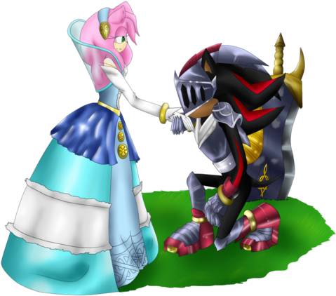 Sonic The Hedgehog Wallpaper With A Bouquet Called - Lancelot And Lady Of The Lake Sonic (486x500)