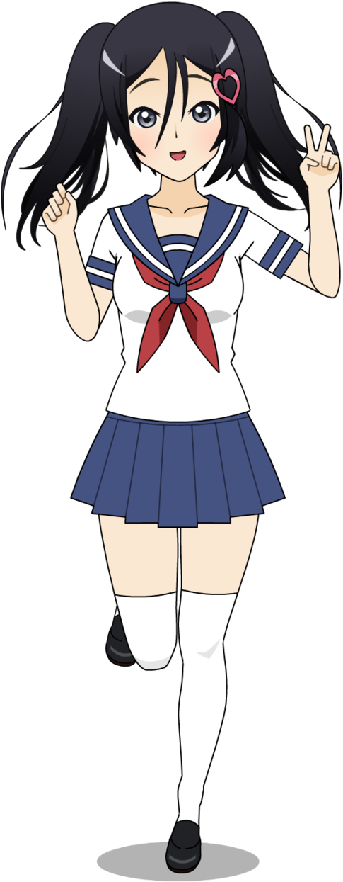 Hanako Yamada [kisekae - Cartoon (598x1336)