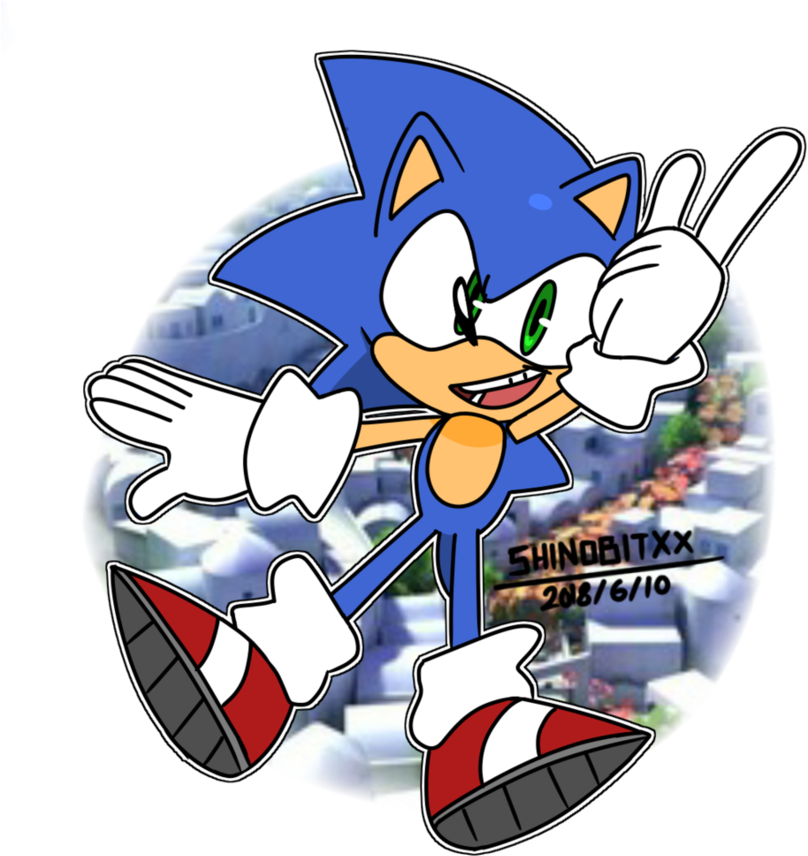 Sonic The Hedgehog By Shinobitxx - Sonic Unleashed Apotos (905x883)