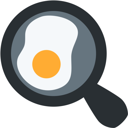 Omlet, Egg, Frying, Pan, Breakfast, Food, Emoj, Symbol - Cooking Emoji (512x512)