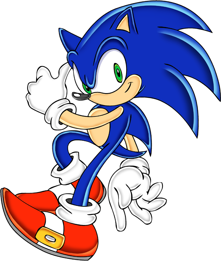 Sonic The Hedgehog Clipart Yuji Uekawa - Yuji Uekawa Sonic Art (724x855)