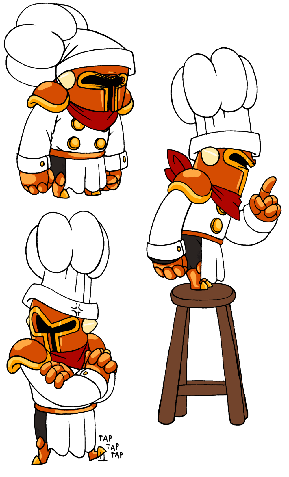 Tiny Pan Knights 5 By Kingrebecca - Cartoon (1024x1659)