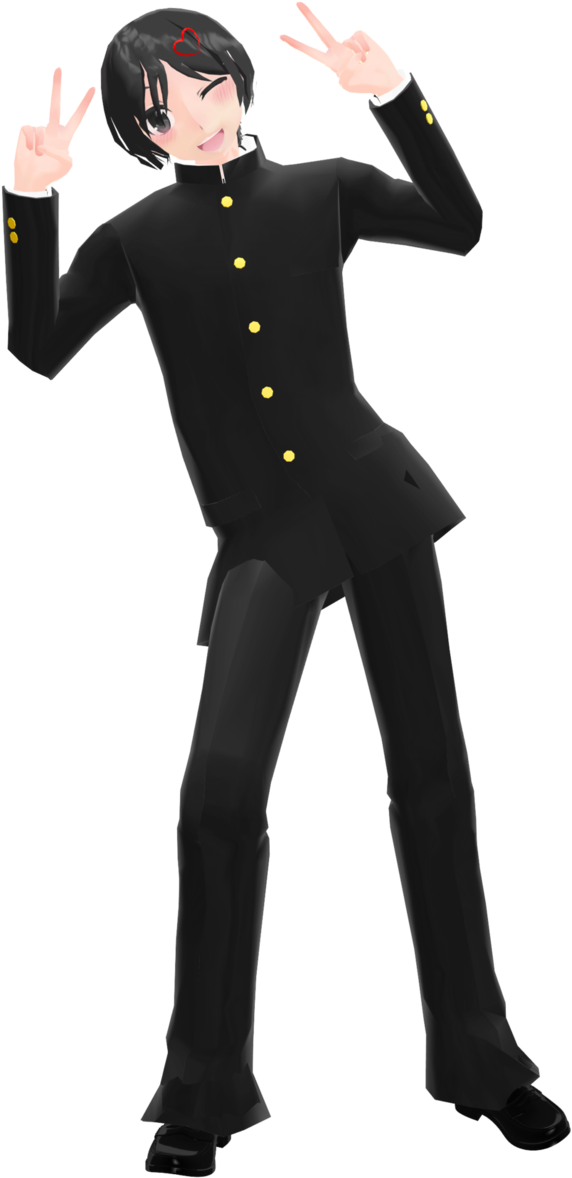 [yansim Gb X Mmd] Hanako Yamada - Hanako Yamada Male (633x1262)