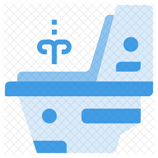 Toilet Icon - Number (512x512)