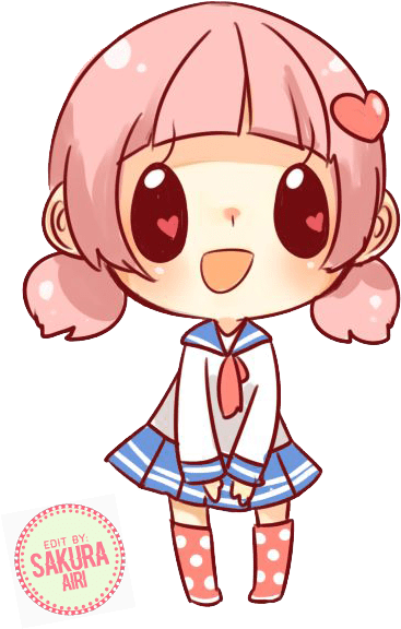 Easy Kawaii Chibi Girl (463x679)