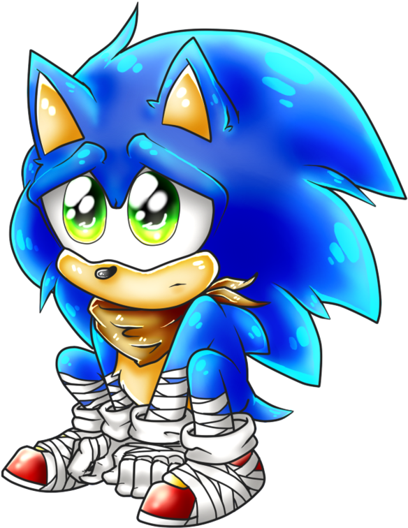 Sonic The Hedgehog Clipart Little - Sonic The Hedgehog Kawaii (600x779)