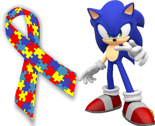 I'm Not Saying All Sonic Fans Are Autistic, Nor Am - Sonic The Hedgehog Autism (500x405)