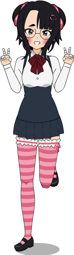 Hanako Yamada - Cartoon (287x895)