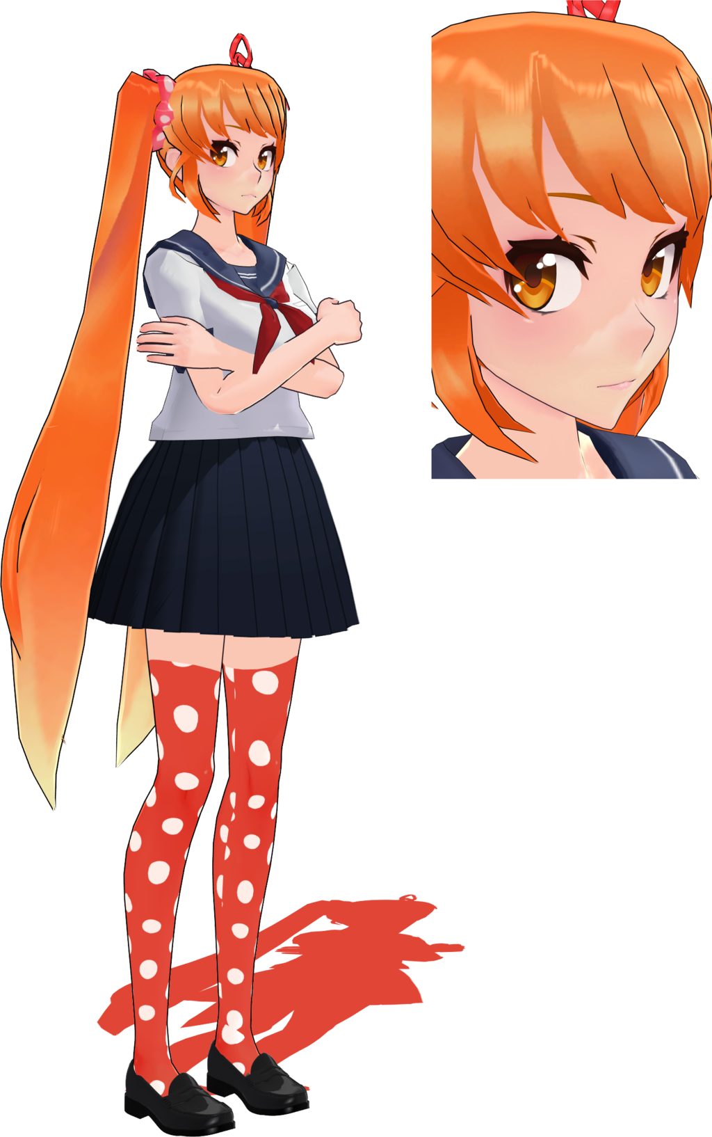 Mmd Yandere Simulator Osana Najimi (1024x1634)