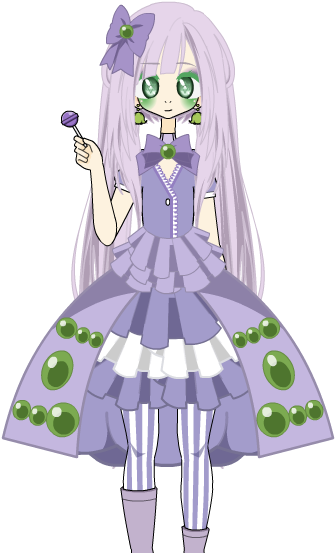 Bihhhh Tf By Cultcherry - Hime Cut (375x557)