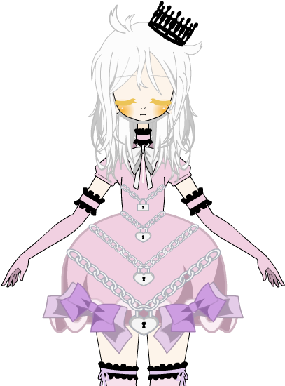 Chained To The Rhythm By Cultcherry - Cartoon (445x554)