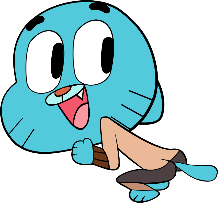 Gumball Shakes His Glutes By Megarainbowdash2000 - Gumball X Rainbow Dash (700x650)