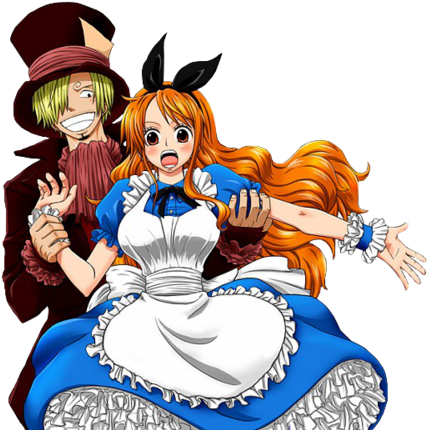 Vinsmoke Sanji Nami Monkey D - One Piece Sanji And Nami (500x453)