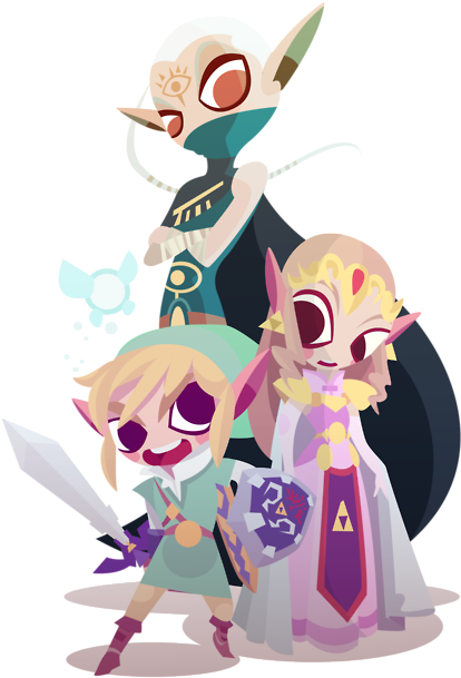 Illustration Zelda Skyward Sword Link Graphic Photoshop - Impa Skyward Sword (500x647)