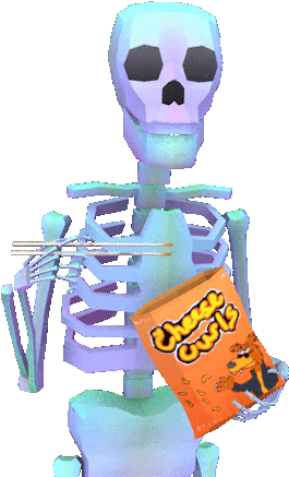 Download - Skeleton Gif (500x500)