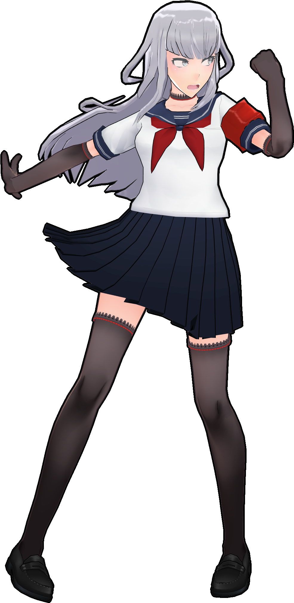 Mmd Megami Saiko By Nyehnyehnyehmeow - Mmd Yandere Simulator Megami Saikou (1000x2048)