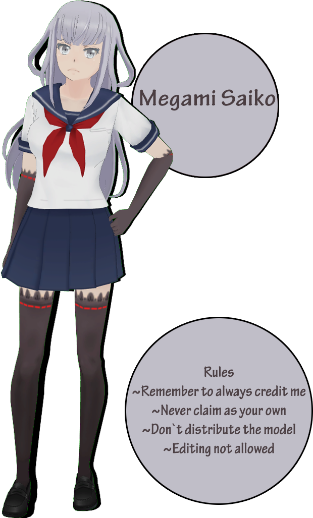 Mmd Yandere Simulator Megami Saiko Download By Xmikuxx - Megami Saiko X Kaga Kusha (703x1136)