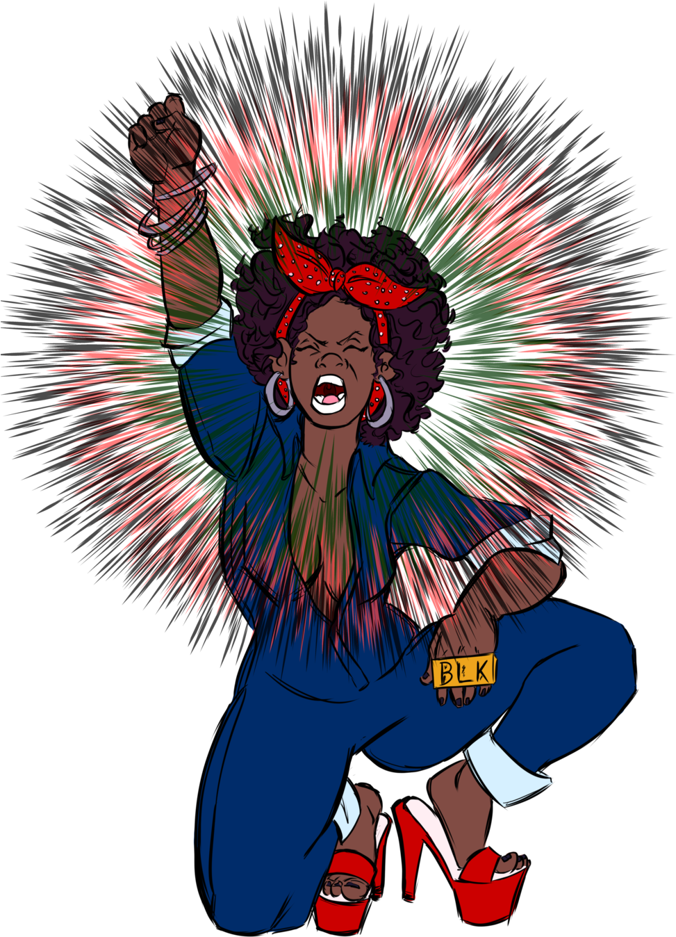 Blk Wmn Roar - Design (1000x1500)