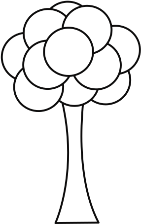 Tree Bush Cartoon - Illustration (550x550)