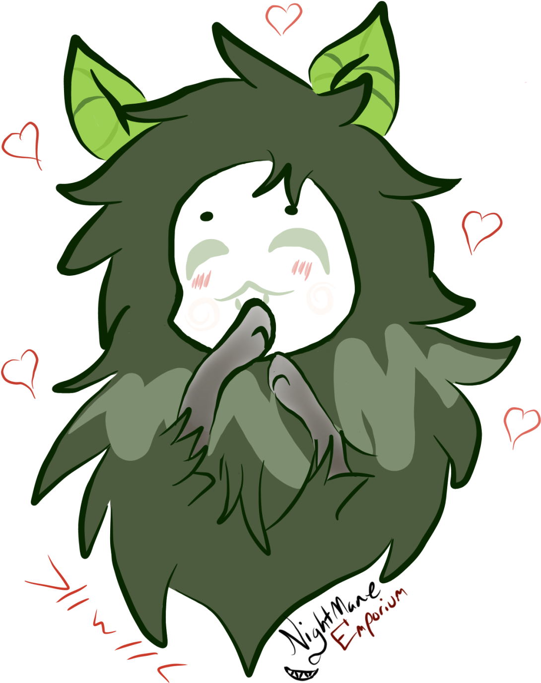 Praise The Bush Child By Aestheticsoup - Cartoon (1201x1533)