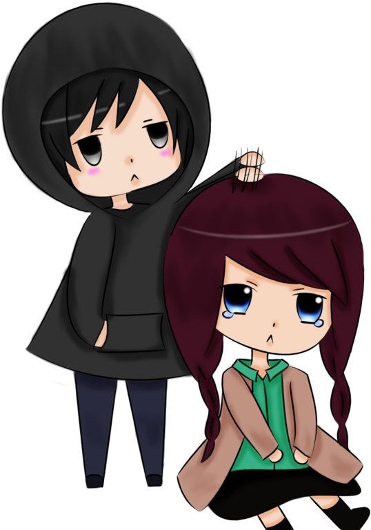 Chibi Couple By Wammy0 On Deviantart - Chibi Couple By Wammy0 On Deviantart (600x781)